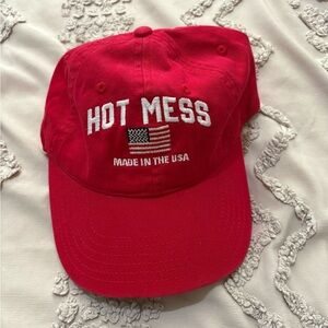 Krista Horton Red 'Hot Mess' Baseball Cap